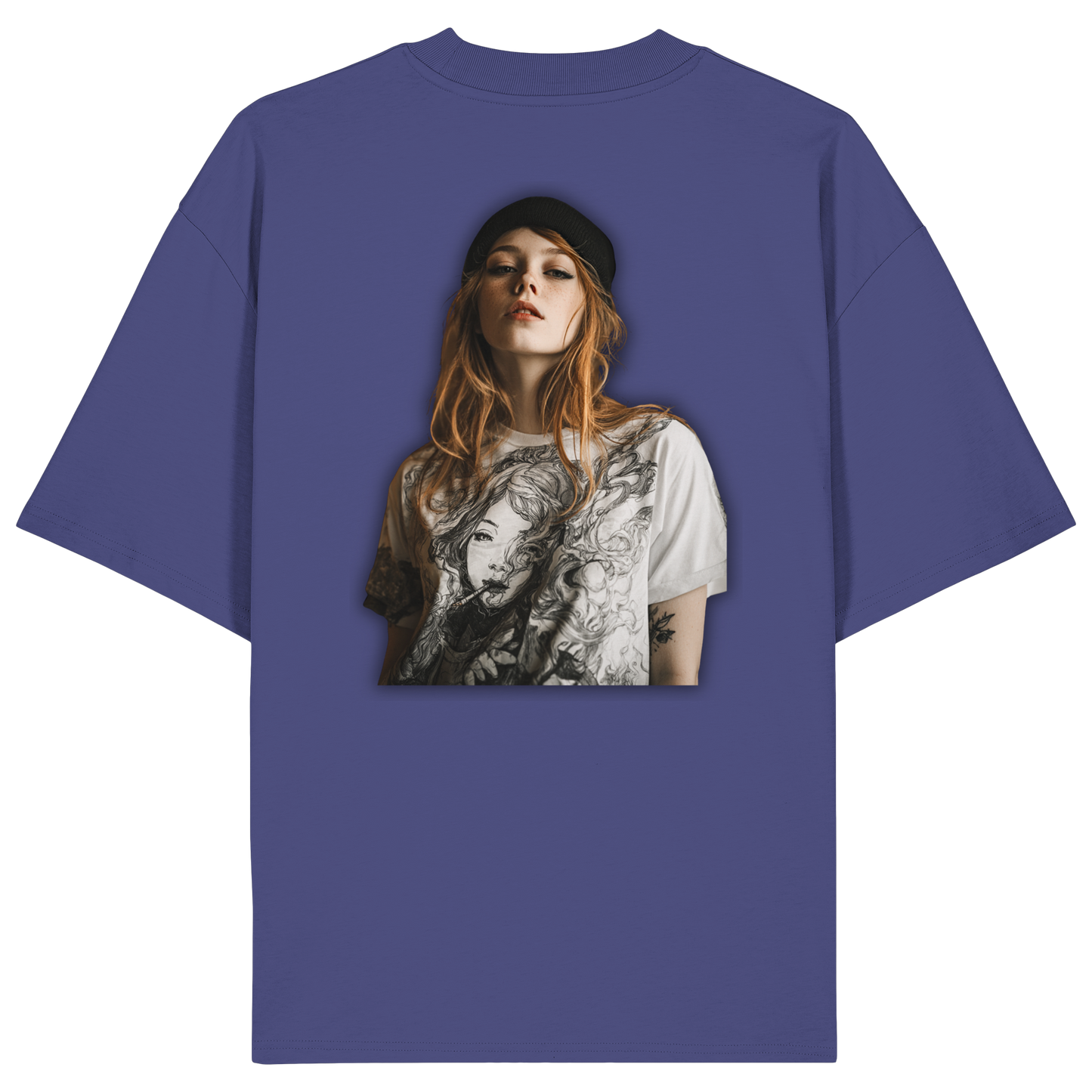 I only smoke the good Stuff (Schwarz) - Organic Oversize Shirt