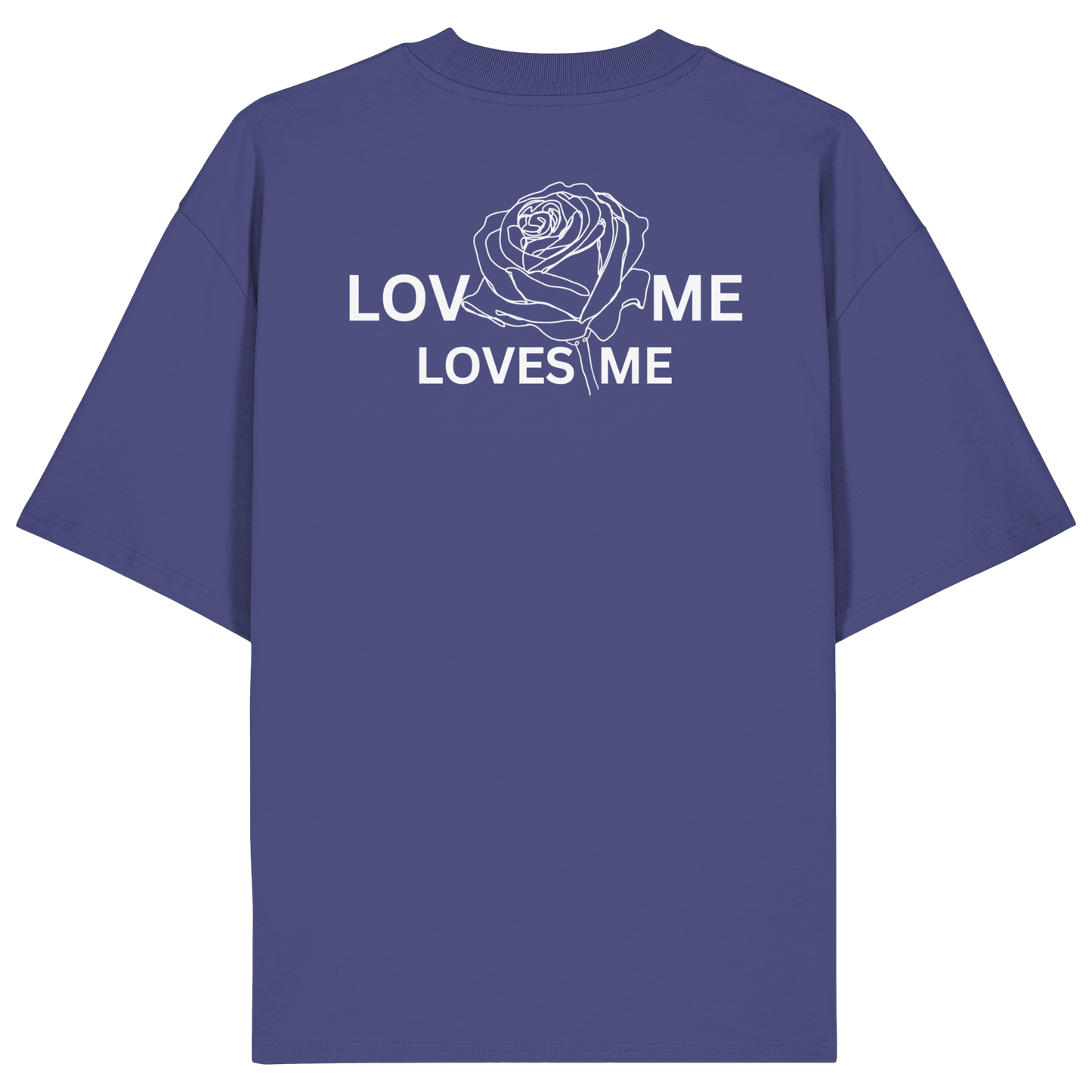 LOVES ME (Schwarz) - Organic Oversize Shirt