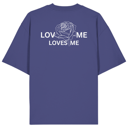 LOVES ME (Schwarz) - Organic Oversize Shirt