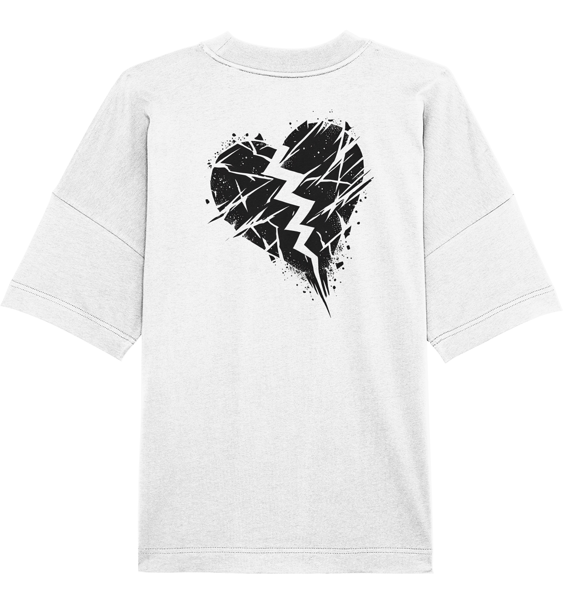 Broken heart 2 - Organic Oversize Shirt
