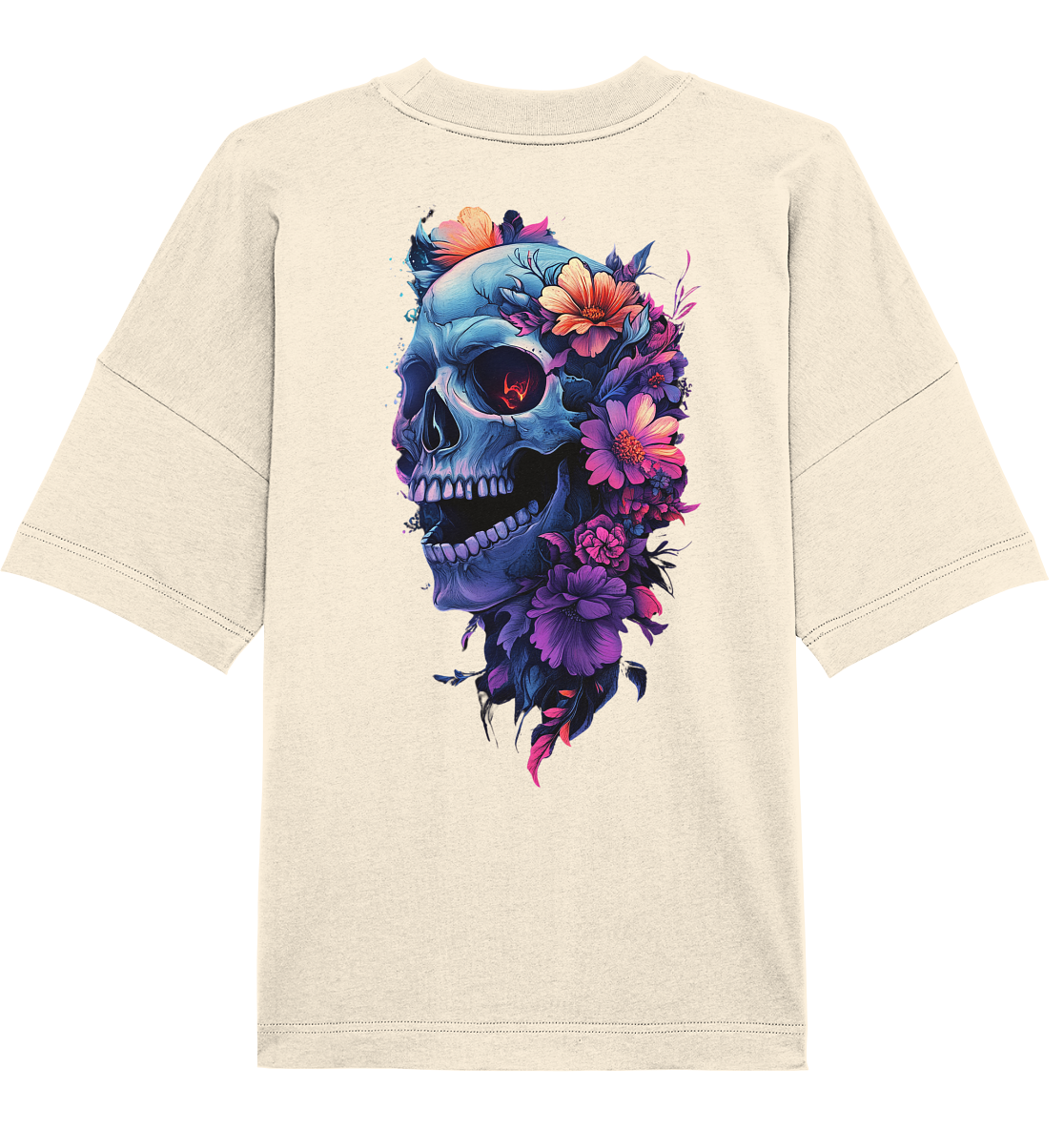 Totenkopfs Blüte  - Organic Oversize Shirt