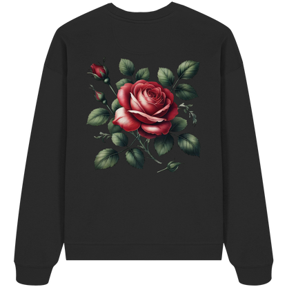 Broken Heart Black - Organic Oversize Sweatshirt