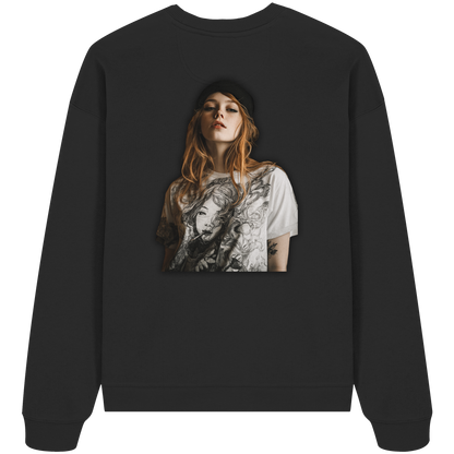 I only smoke the good Stuff (Schwarz) - Organic Oversize Sweatshirt