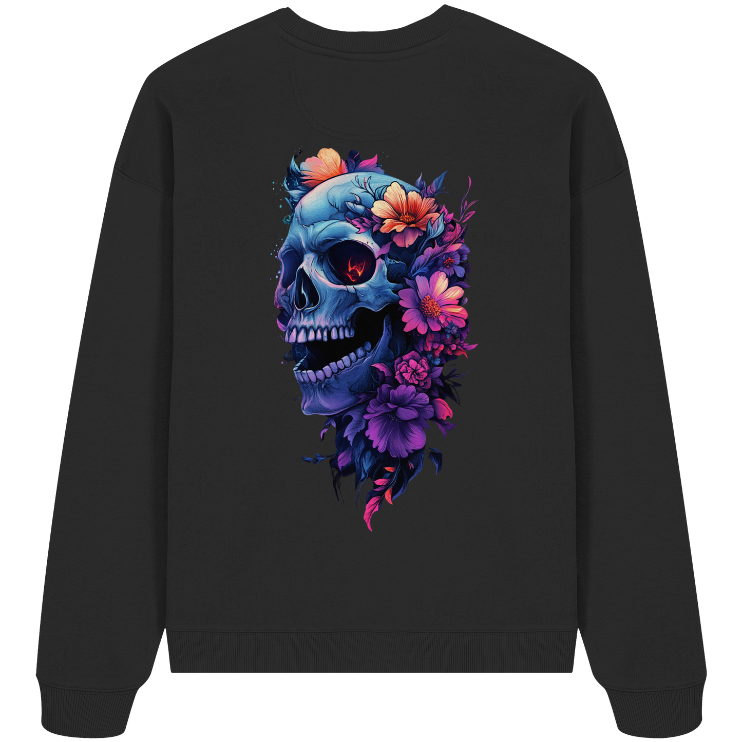 Totenkopfs Blüte  - Organic Oversize Sweatshirt