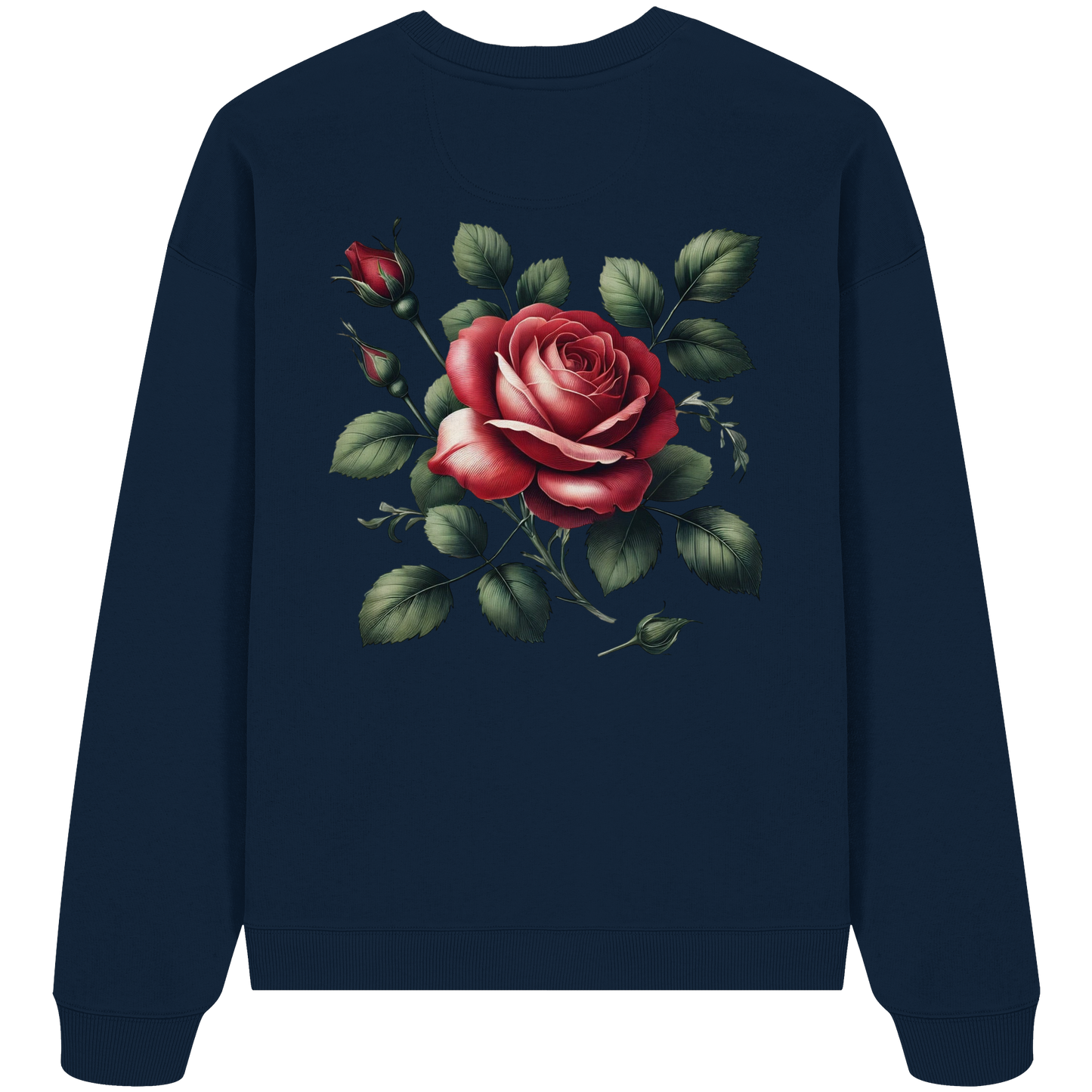 Broken Heart Black - Organic Oversize Sweatshirt