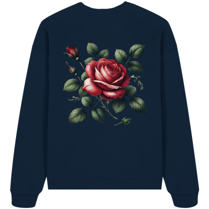Broken Heart Black - Organic Oversize Sweatshirt