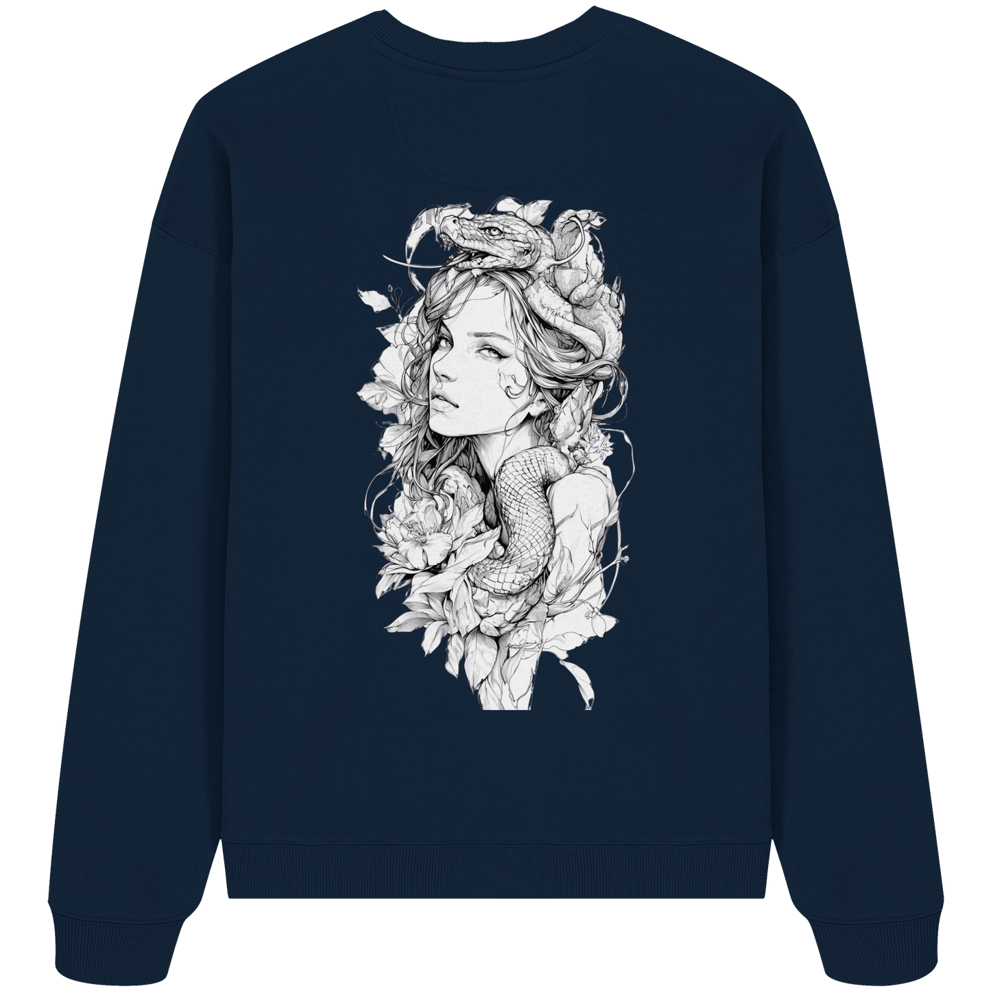 Schlangenkönigin  - Organic Oversize Sweatshirt