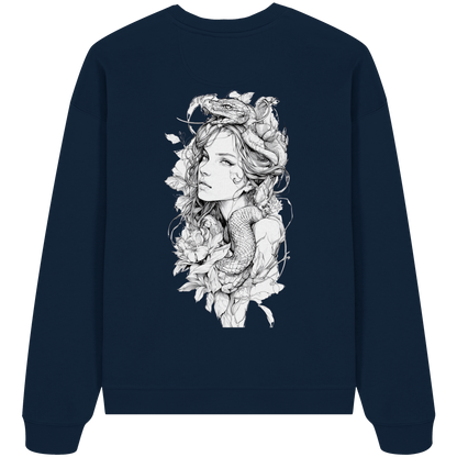 Schlangenkönigin  - Organic Oversize Sweatshirt
