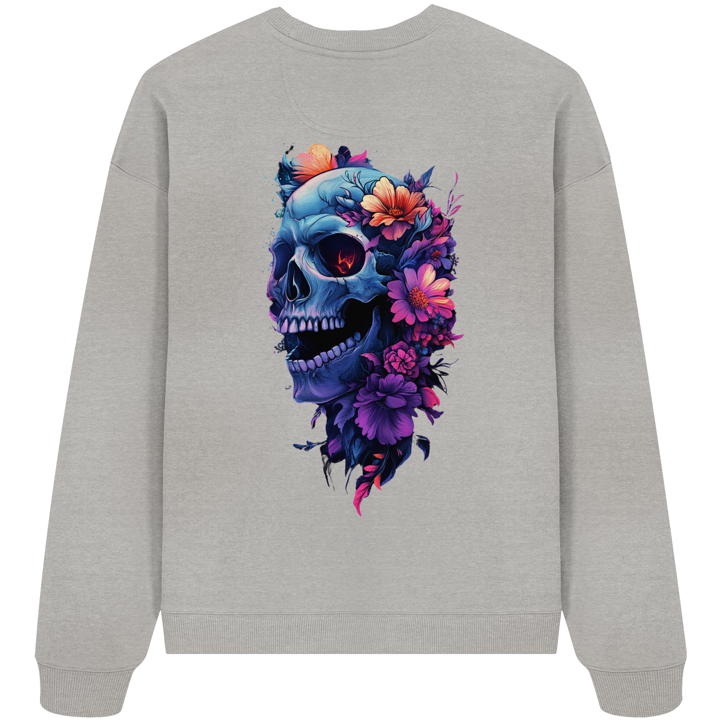 Totenkopfs Blüte  - Organic Oversize Sweatshirt