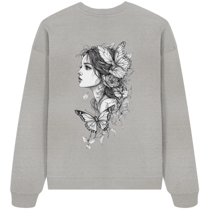 Schmetterlings träume  - Organic Oversize Sweatshirt