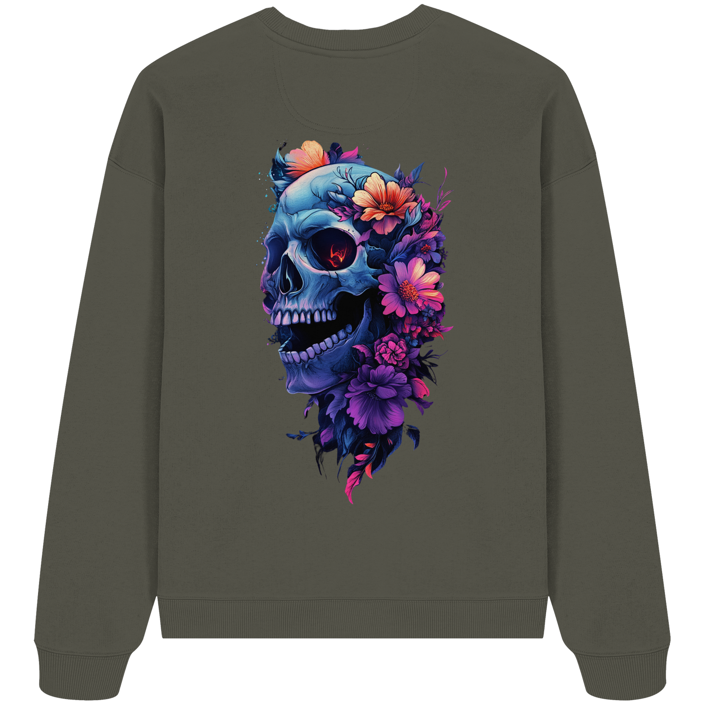 Totenkopfs Blüte  - Organic Oversize Sweatshirt