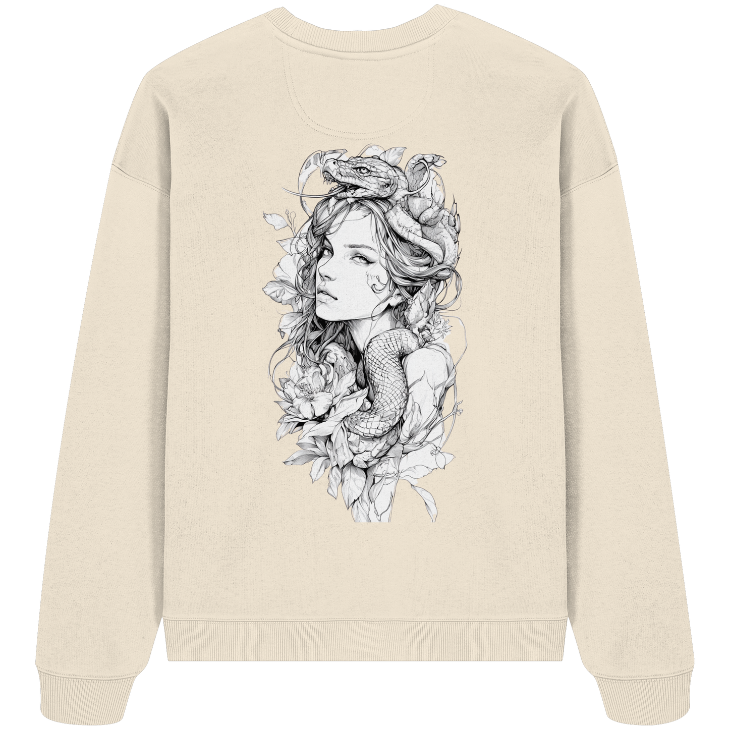 Schlangenkönigin  - Organic Oversize Sweatshirt