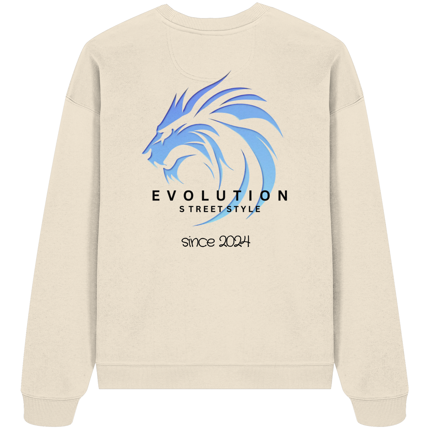 Limited Edition Evolution Street Style - Organic Oversize Sweatshirt