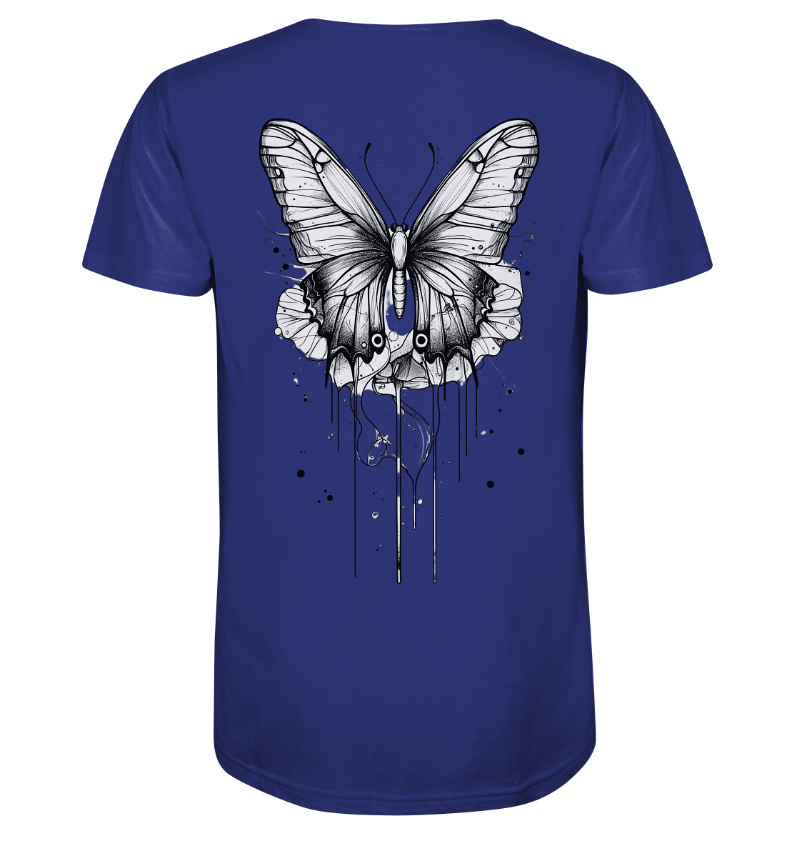Schmetterlings träume (nur Rückseiten Druck) - Organic Shirt