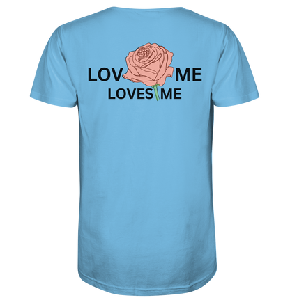 LOVES ME (Rote Rose) - Organic Shirt