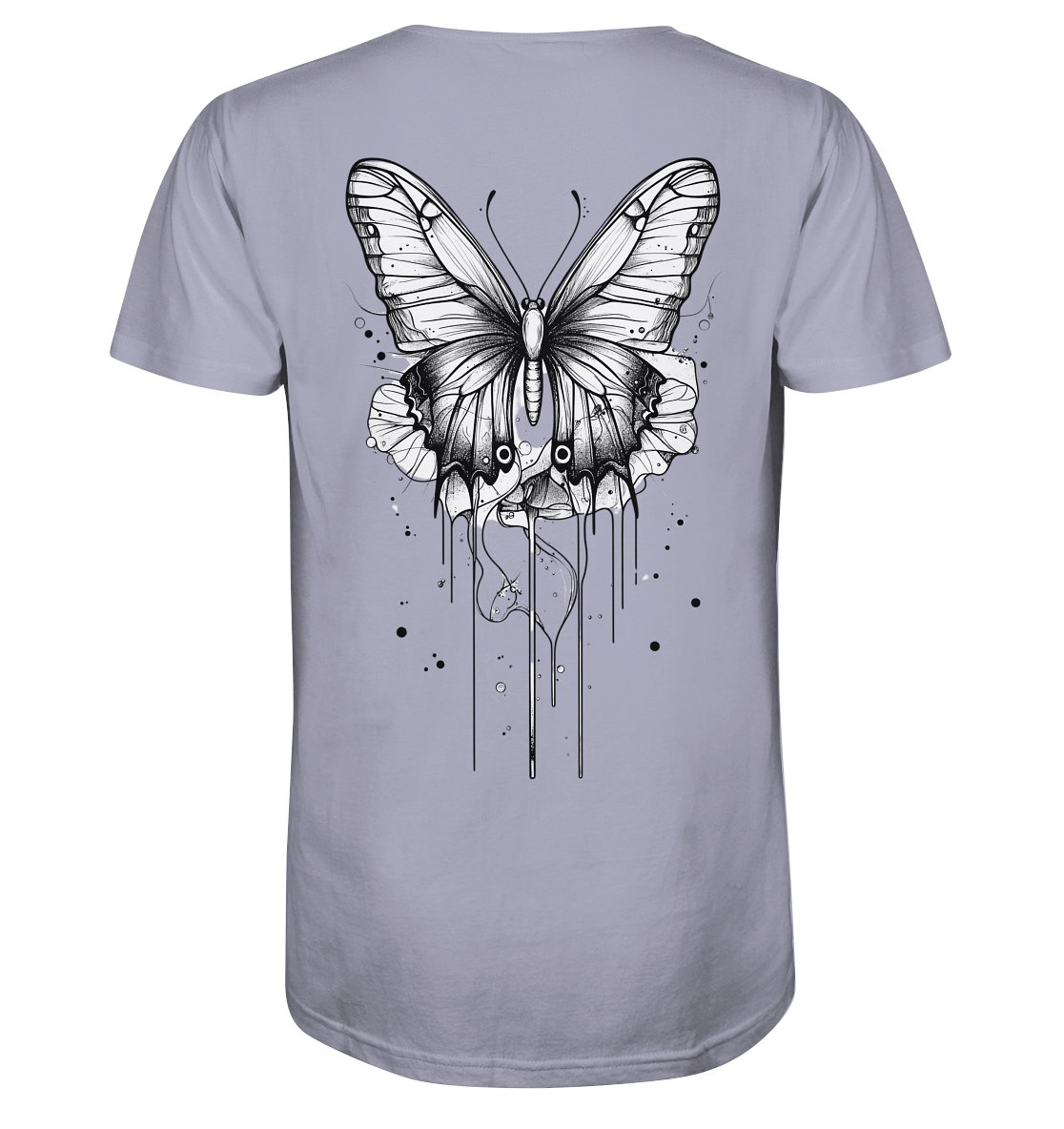 Schmetterlings träume (nur Rückseiten Druck) - Organic Shirt
