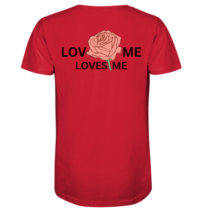 LOVES ME (Rote Rose) - Organic Shirt