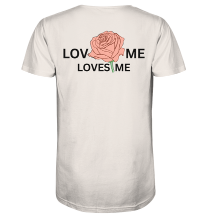 LOVES ME (Rote Rose) - Organic Shirt