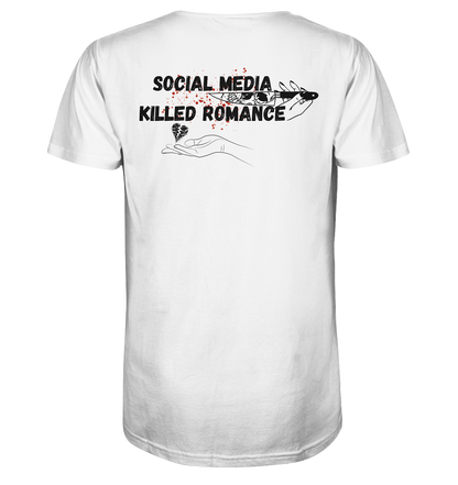 Social Media Killed Romance - Organic Shirt