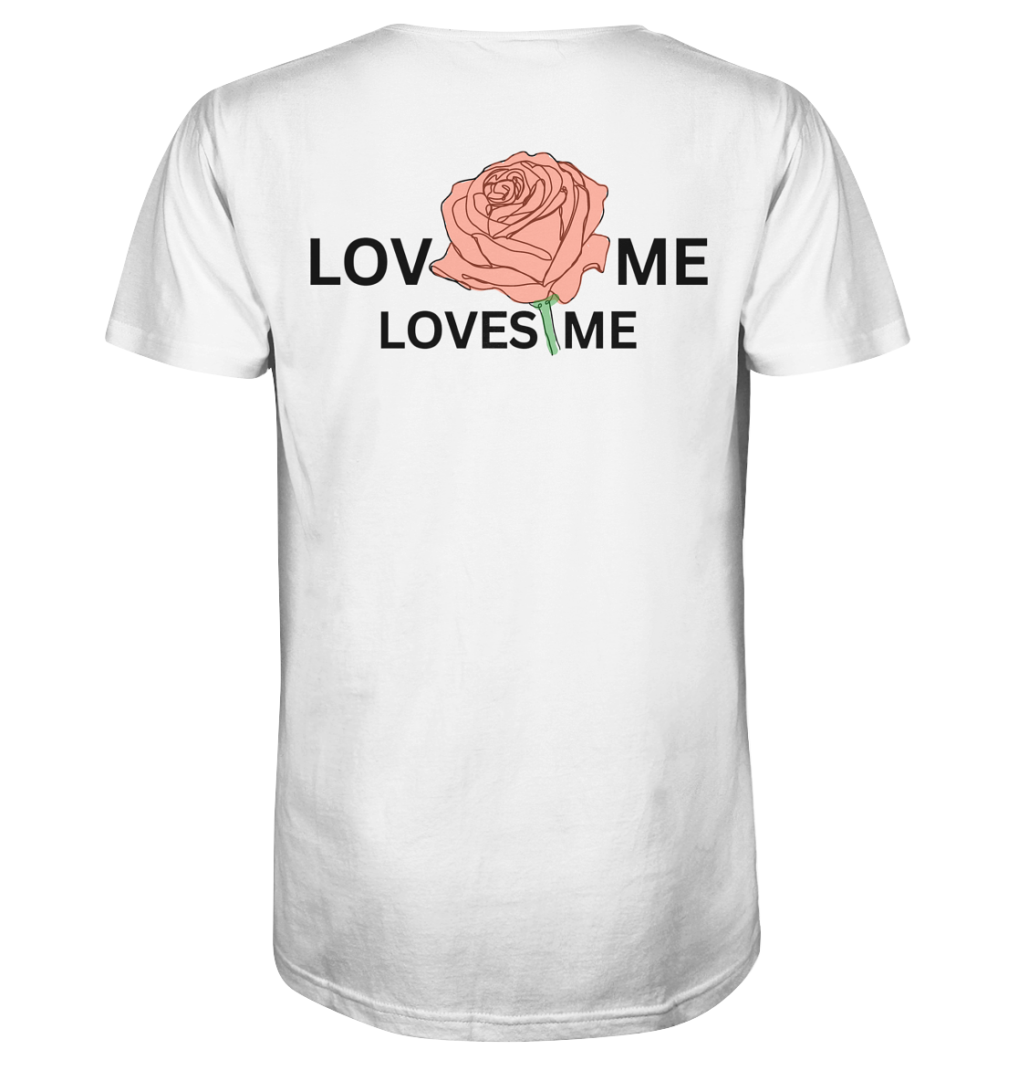 LOVES ME (Rote Rose) - Organic Shirt