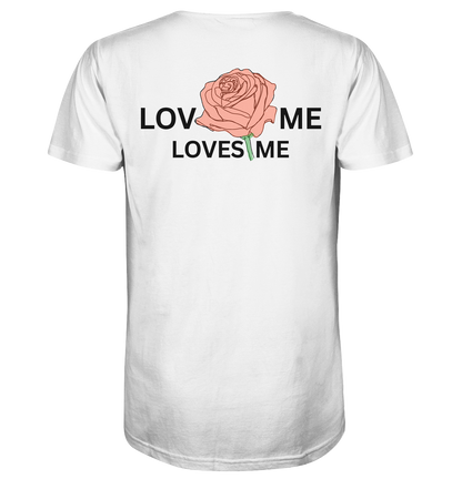 LOVES ME (Rote Rose) - Organic Shirt