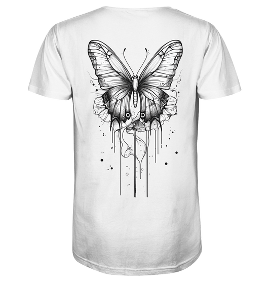 Schmetterlings träume (nur Rückseiten Druck) - Organic Shirt