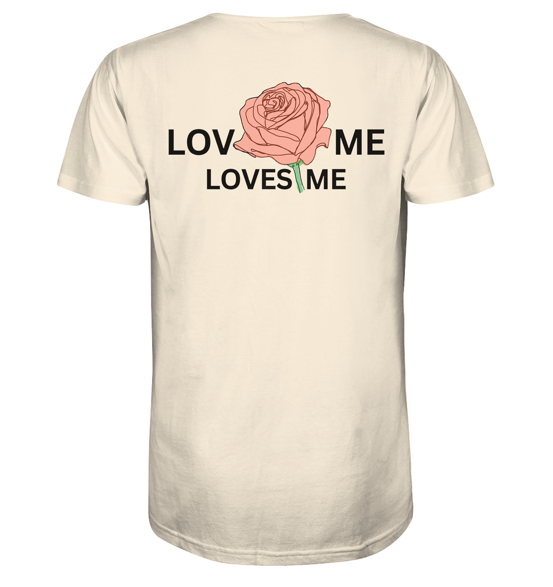LOVES ME (Rote Rose) - Organic Shirt