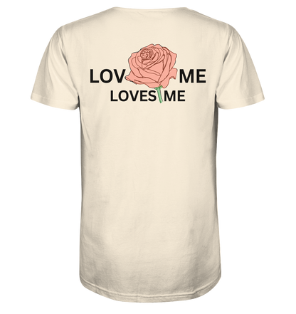 LOVES ME (Rote Rose) - Organic Shirt
