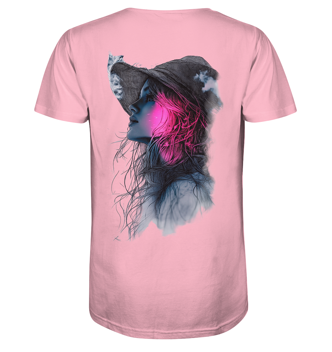 Frau (Rückseiten Druck) - Organic Shirt