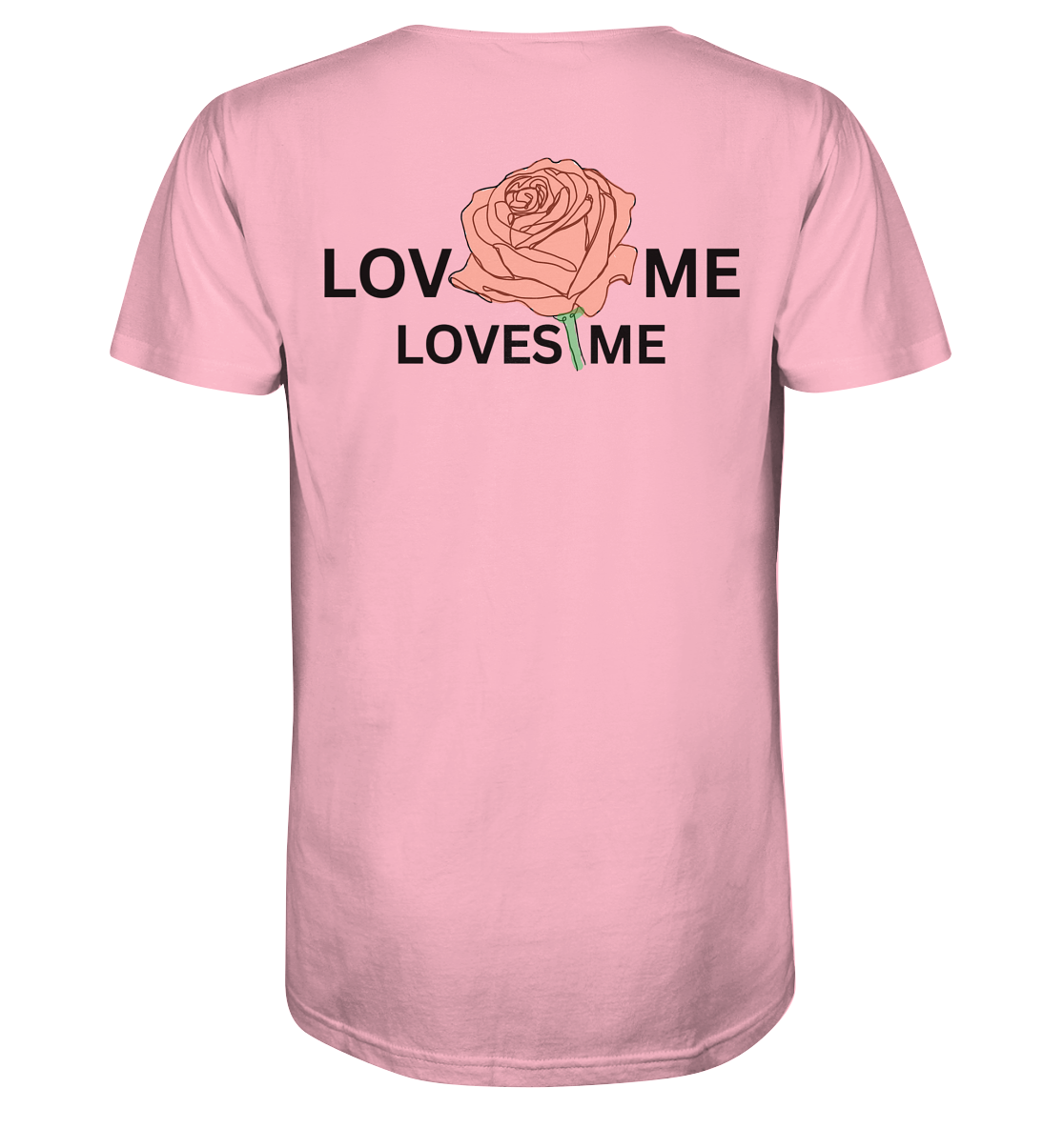 LOVES ME (Rote Rose) - Organic Shirt
