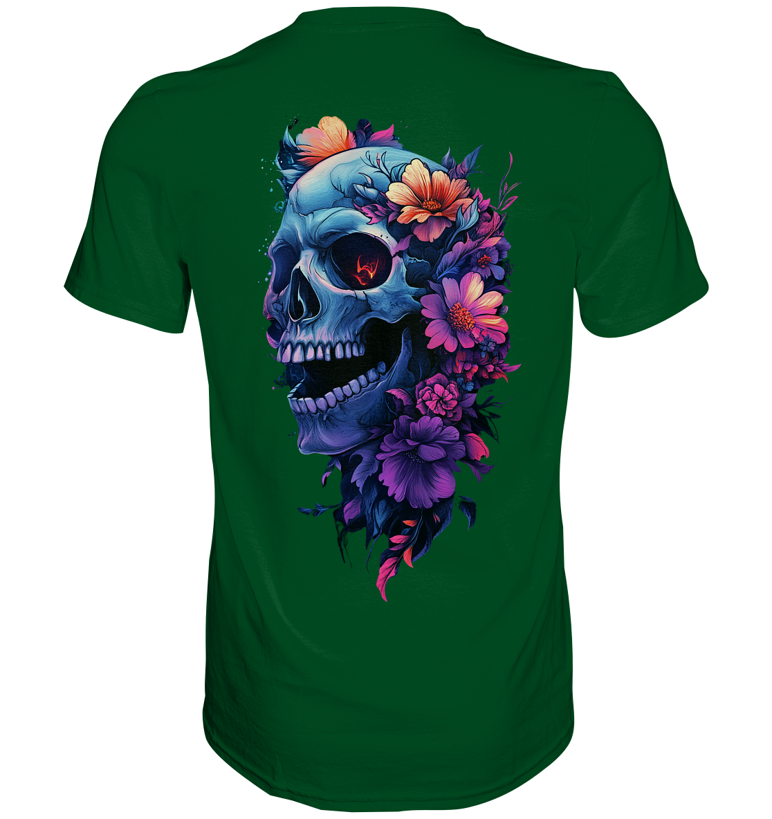 Totenkopfs Blüte  - Premium Shirt