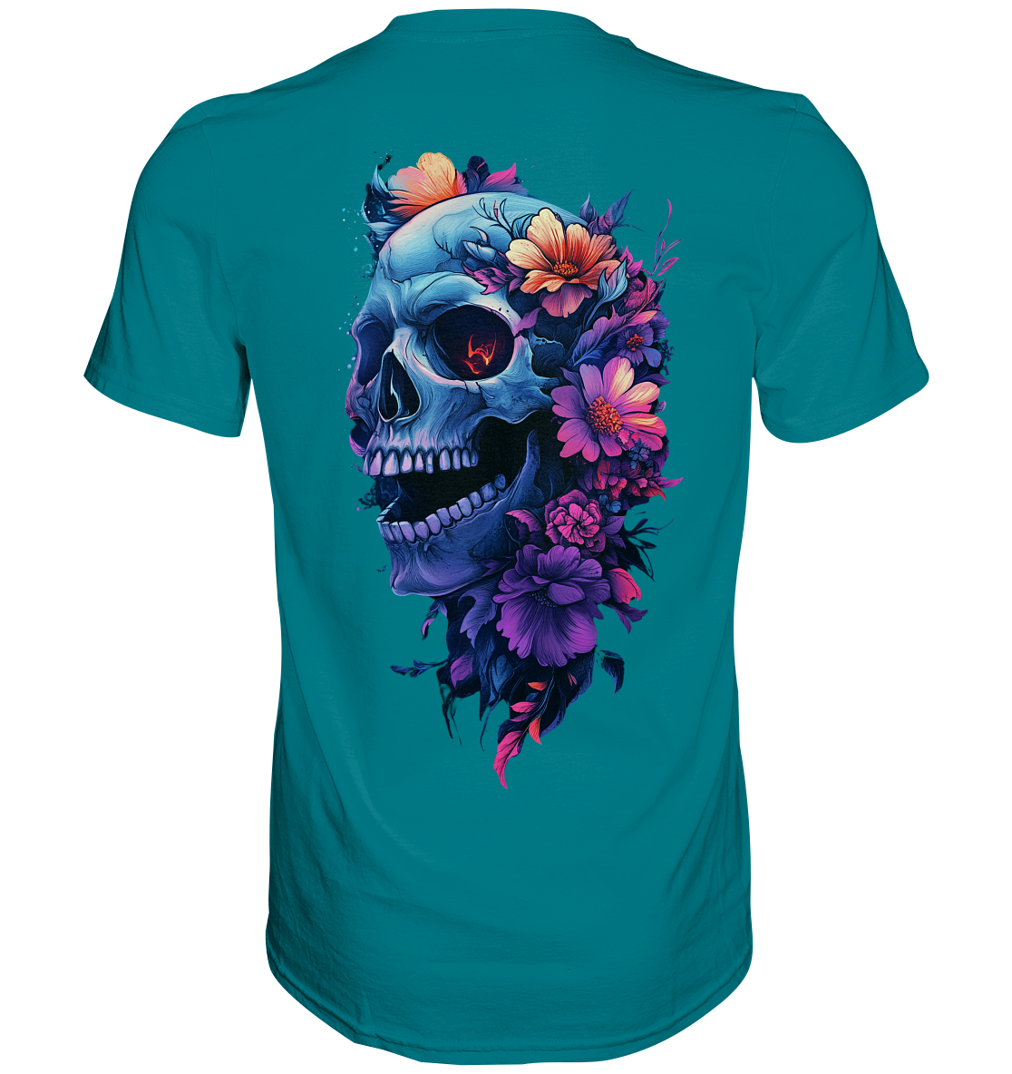 Totenkopfs Blüte  - Premium Shirt