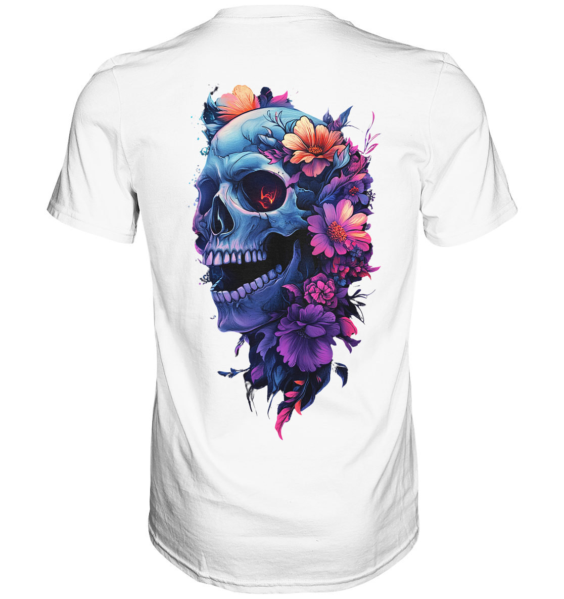 Totenkopfs Blüte  - Premium Shirt