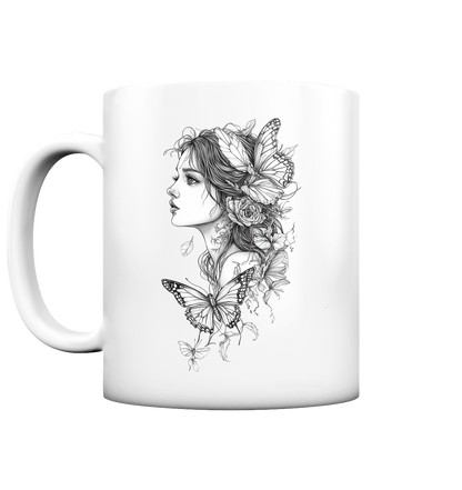 Schmetterlings Träume Trinkgefässe  - Tasse matt