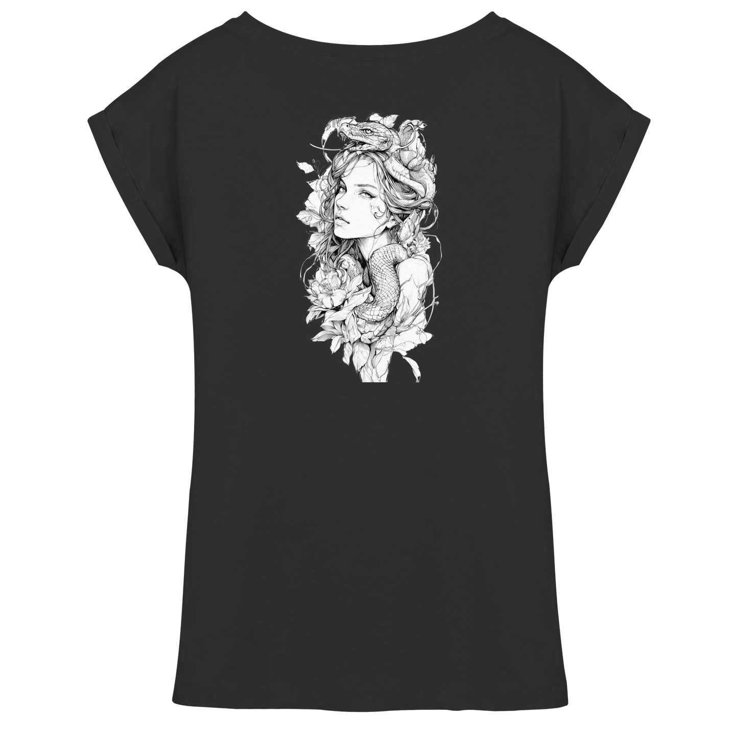 Schlangenkönigin  - Womens Extended Shoulder T-Shirt