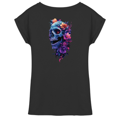 Totenkopfs Blüte  - Womens Extended Shoulder T-Shirt