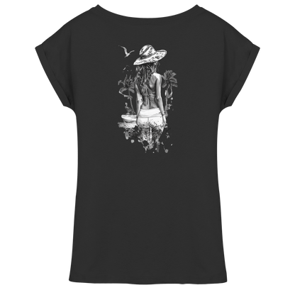 Sommer Vibes - Womens Extended Shoulder T-Shirt