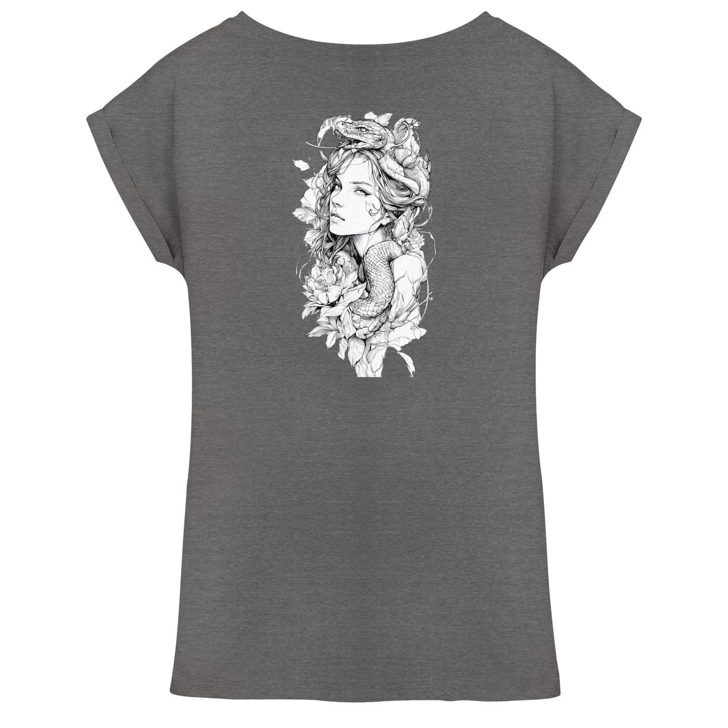 Schlangenkönigin  - Womens Extended Shoulder T-Shirt