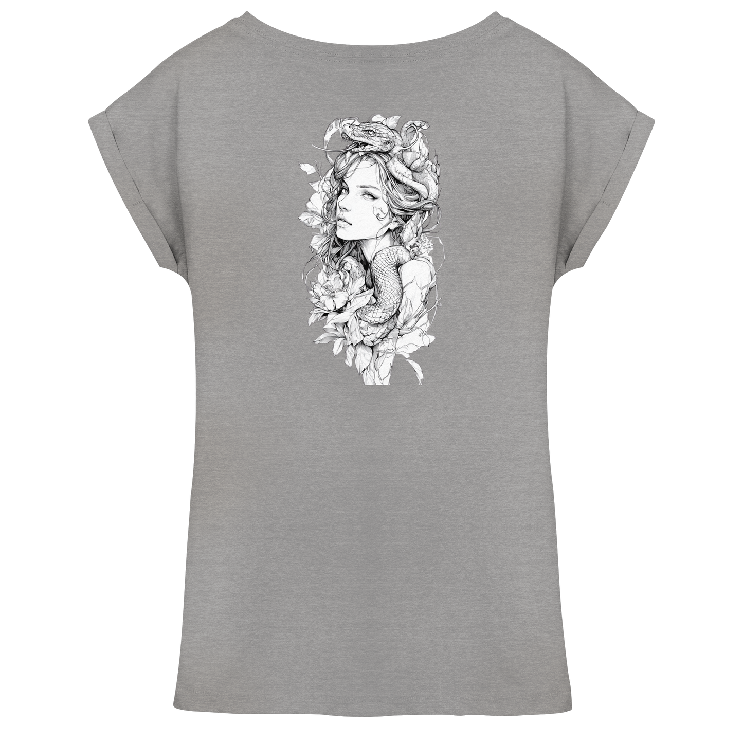 Schlangenkönigin  - Womens Extended Shoulder T-Shirt