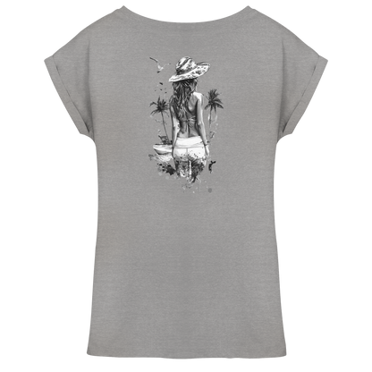 Sommer Vibes - Womens Extended Shoulder T-Shirt