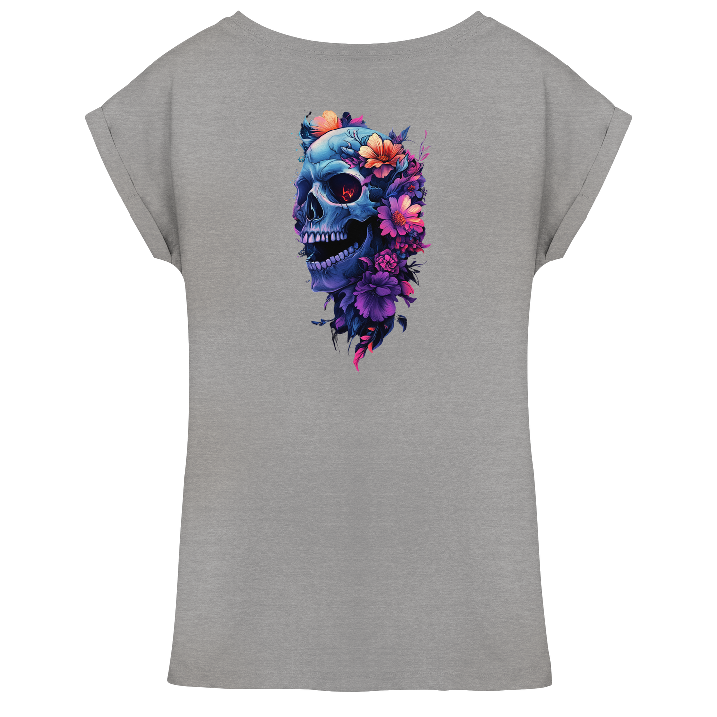 Totenkopfs Blüte  - Womens Extended Shoulder T-Shirt