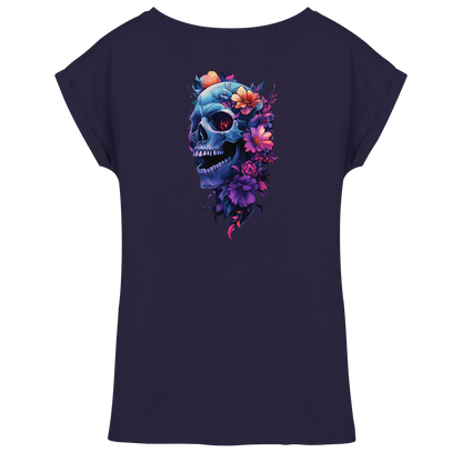 Totenkopfs Blüte  - Womens Extended Shoulder T-Shirt