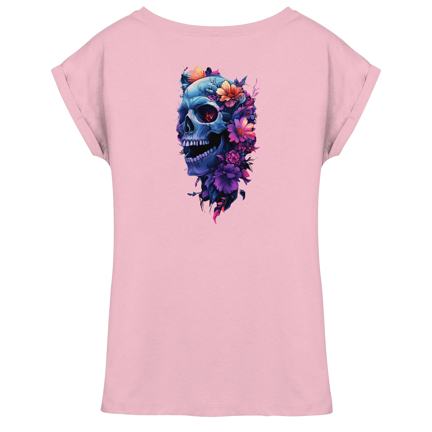 Totenkopfs Blüte  - Womens Extended Shoulder T-Shirt