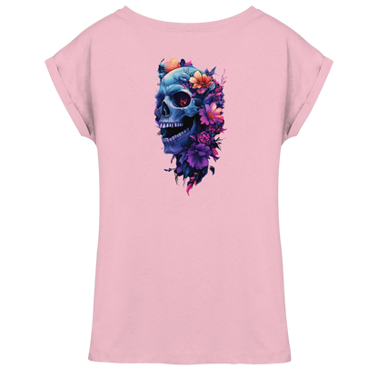 Totenkopfs Blüte  - Womens Extended Shoulder T-Shirt