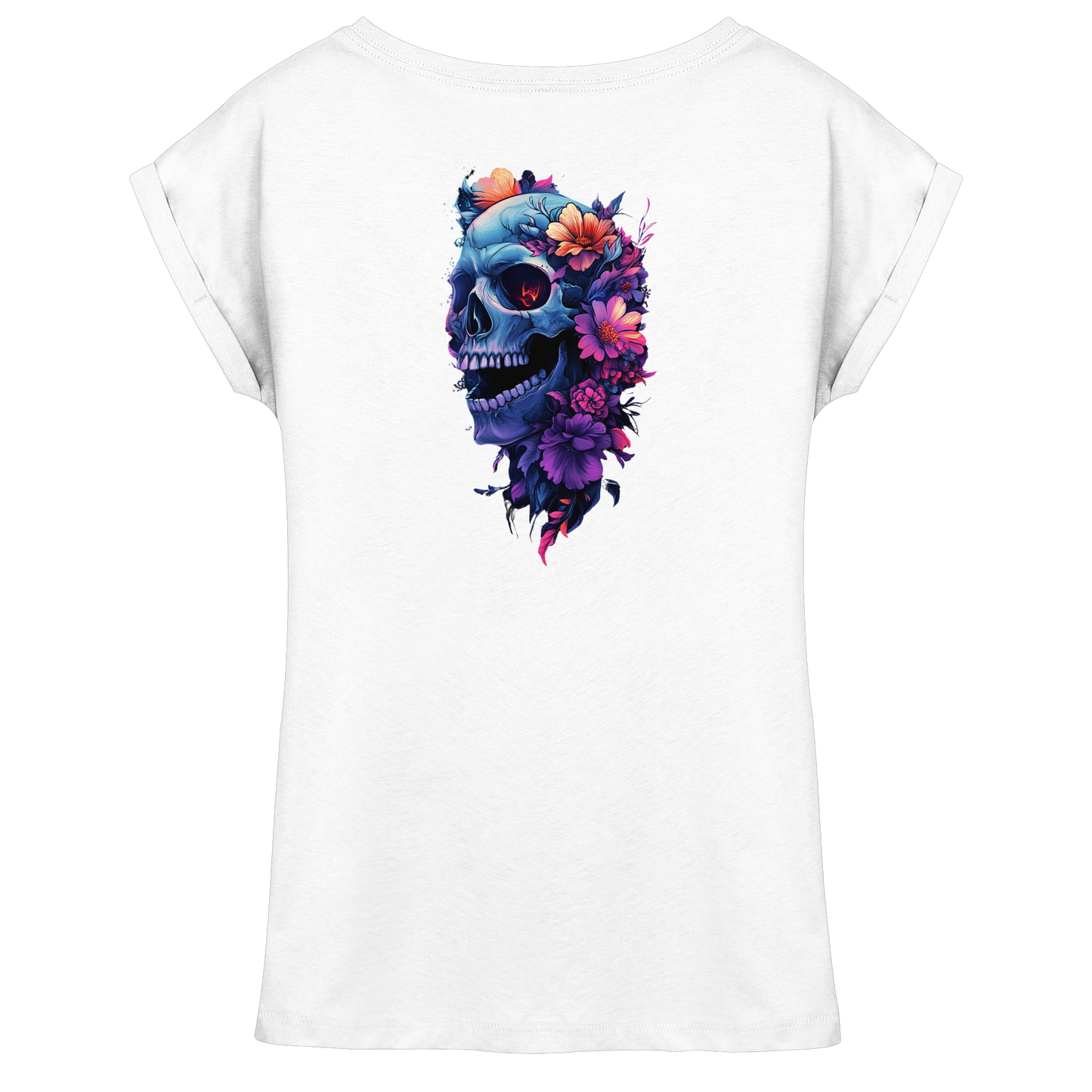 Totenkopfs Blüte  - Womens Extended Shoulder T-Shirt