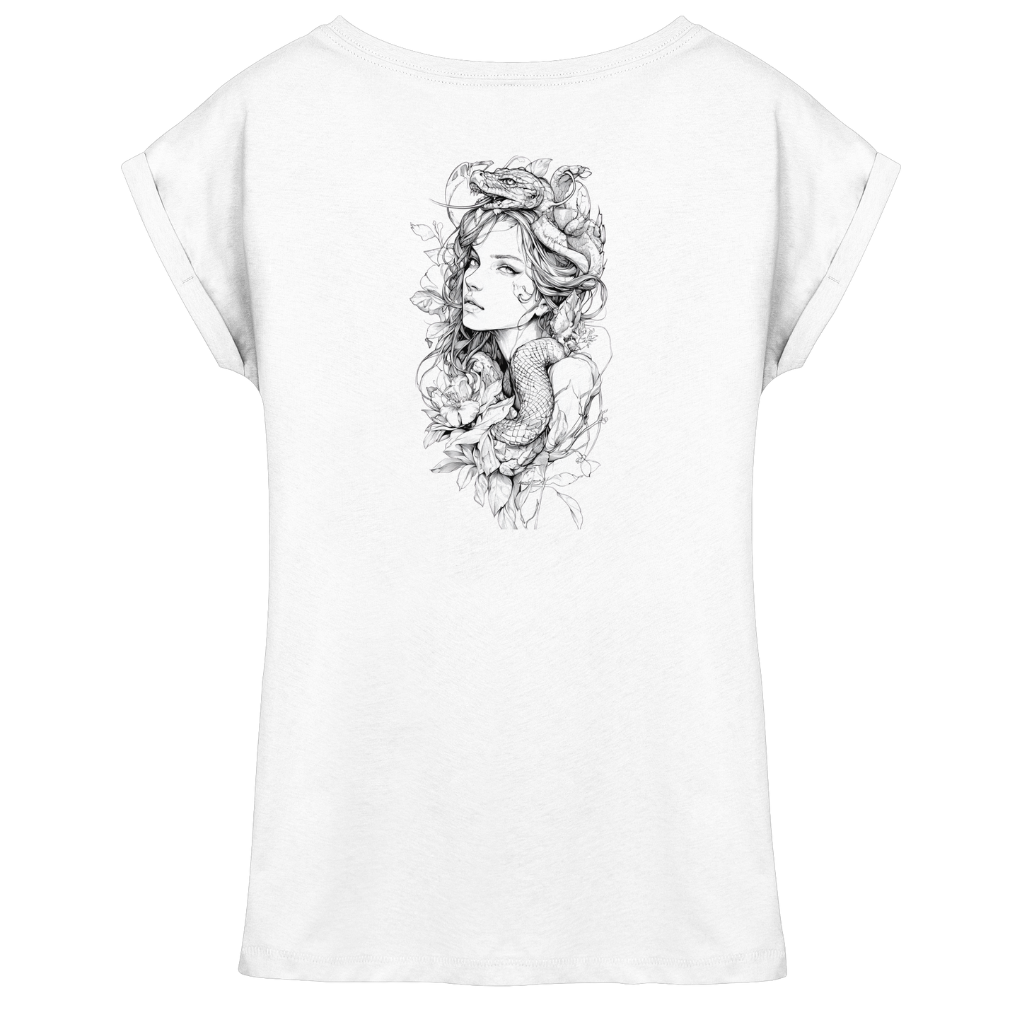 Schlangenkönigin  - Womens Extended Shoulder T-Shirt