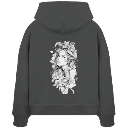 Schlangenkönigin  - Womens Organic Boxcut Hoodie