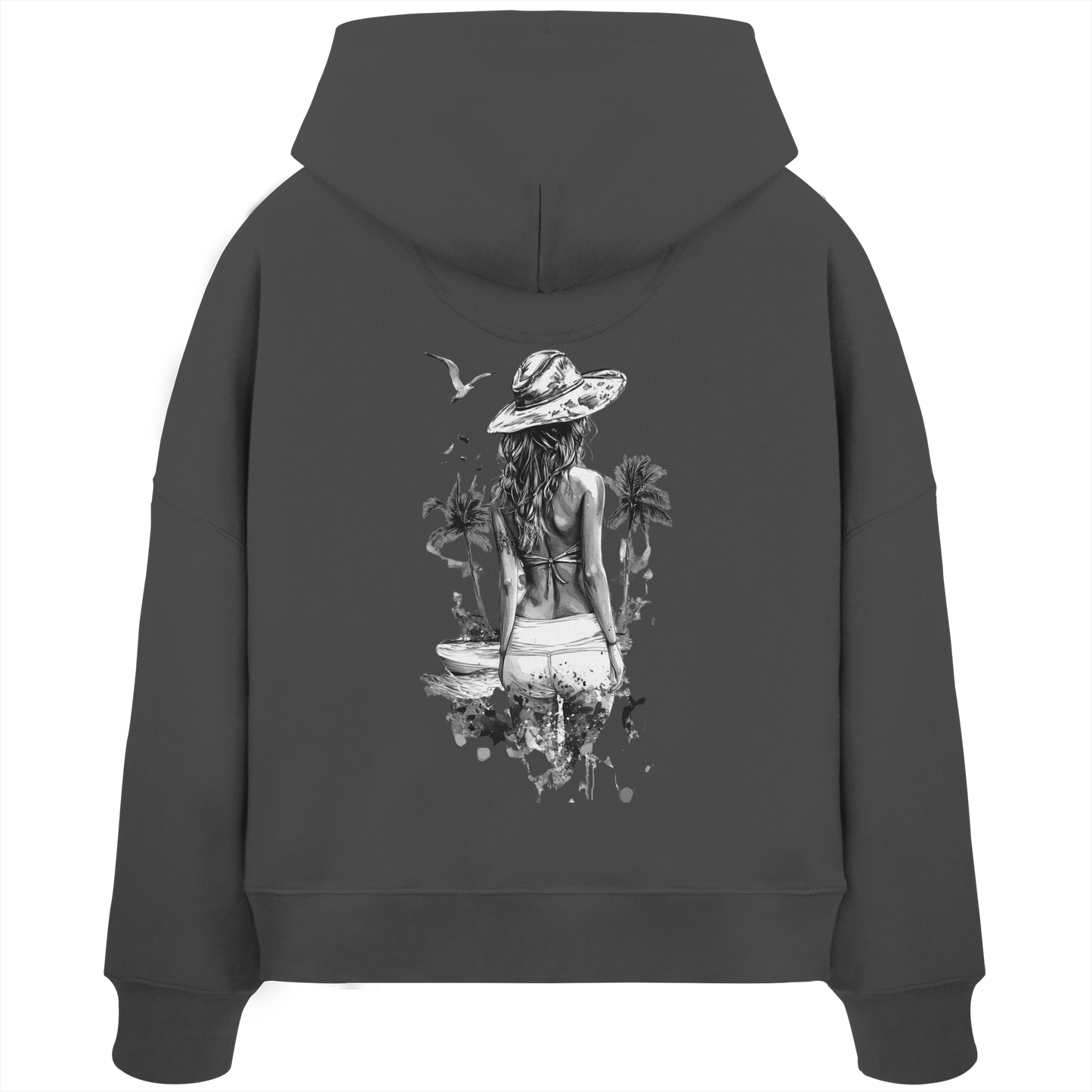 Sommer Vibes - Womens Organic Boxcut Hoodie