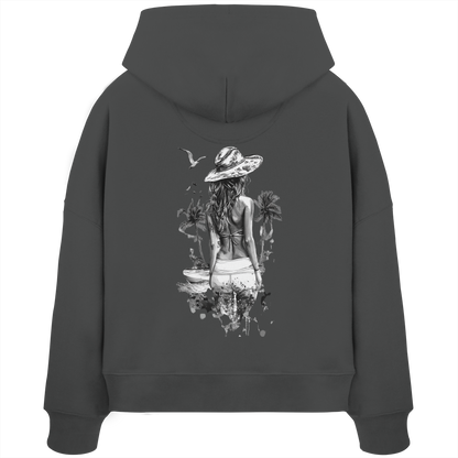 Sommer Vibes - Womens Organic Boxcut Hoodie