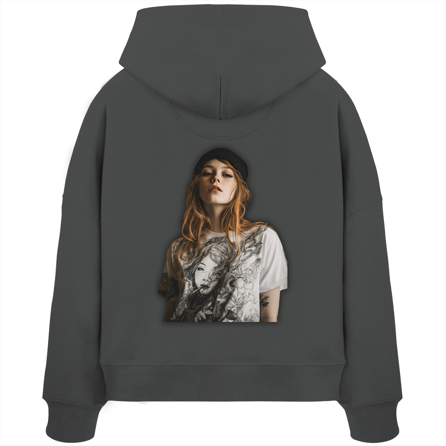 I only smoke the good Stuff - Womens Organic Boxcut Hoodie